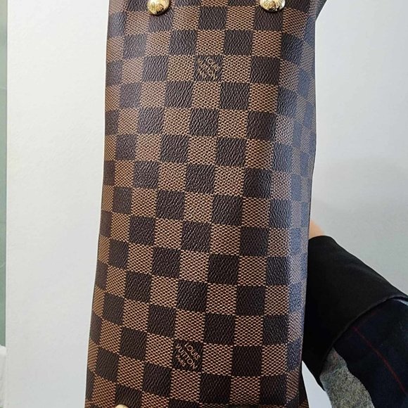 Brown checkered bag - Picture 9 of 14